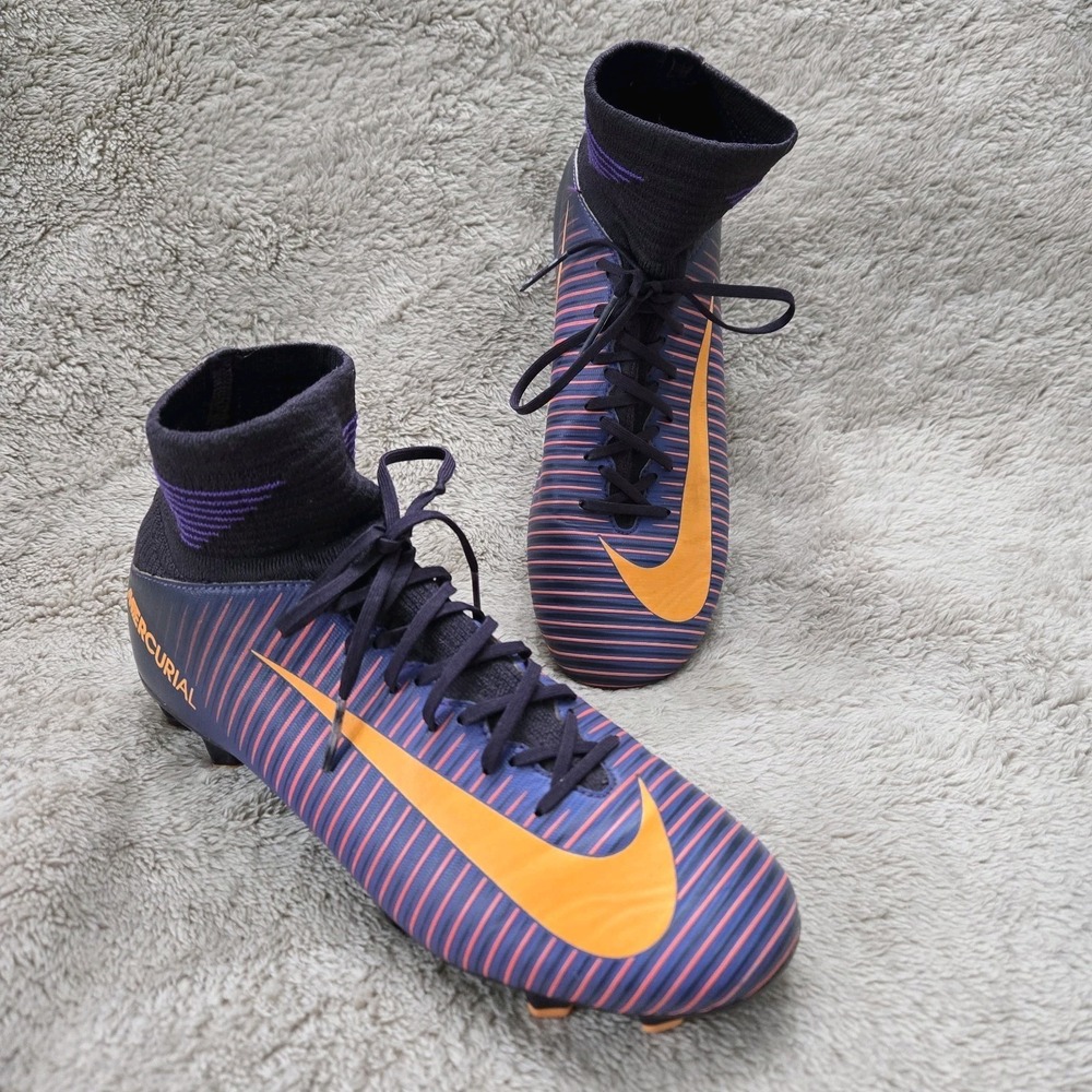 Nike Mercurial Superfly V Elite FG Purple 831943 2016 Youth Sz 4.5 Soccer Cleats